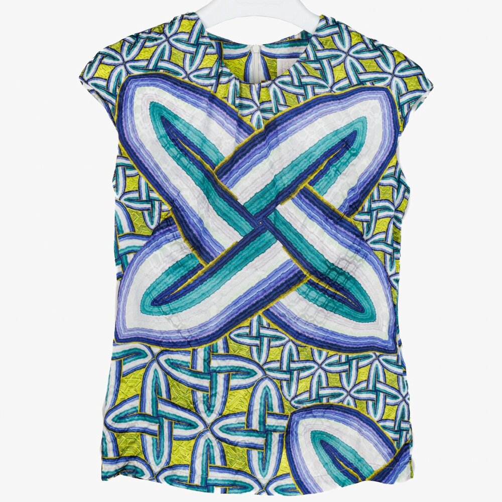 Peter Pilotto Selene Silk Jacquard Top